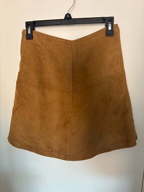 Sanctuary Like New Faux Suede A-Line Skirt, Small